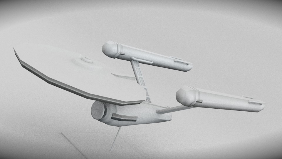 Lowpoly Star Trek Enterprise preview image 3